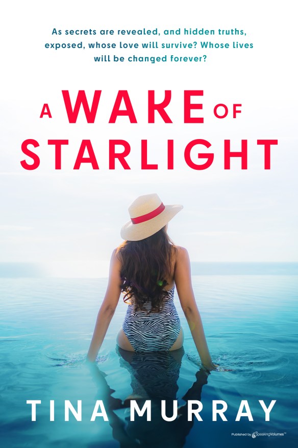 A Wake of Starlight
Tina Murray
Speaking Volumes

When the glamorous Demming women embark upon a Caribbean cruise, little do they know what awaits them. Back home in Naples, patriarch Heston Demming, world-famous actor, comes face-to-face with his greatest challenge yet. As secrets are revealed and hidden truths exposed, whose love will survive? Whose lives will be changed forever? The Heston Demming Series, Book 4.
https://tinamurrayauthor.com

